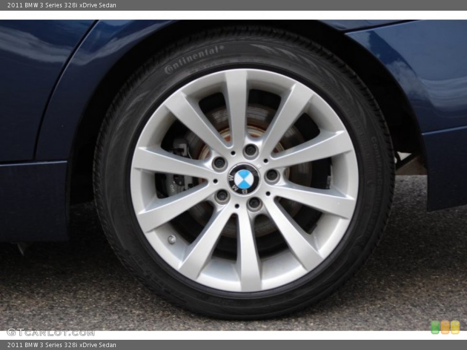 2011 BMW 3 Series 328i xDrive Sedan Wheel and Tire Photo #90863429