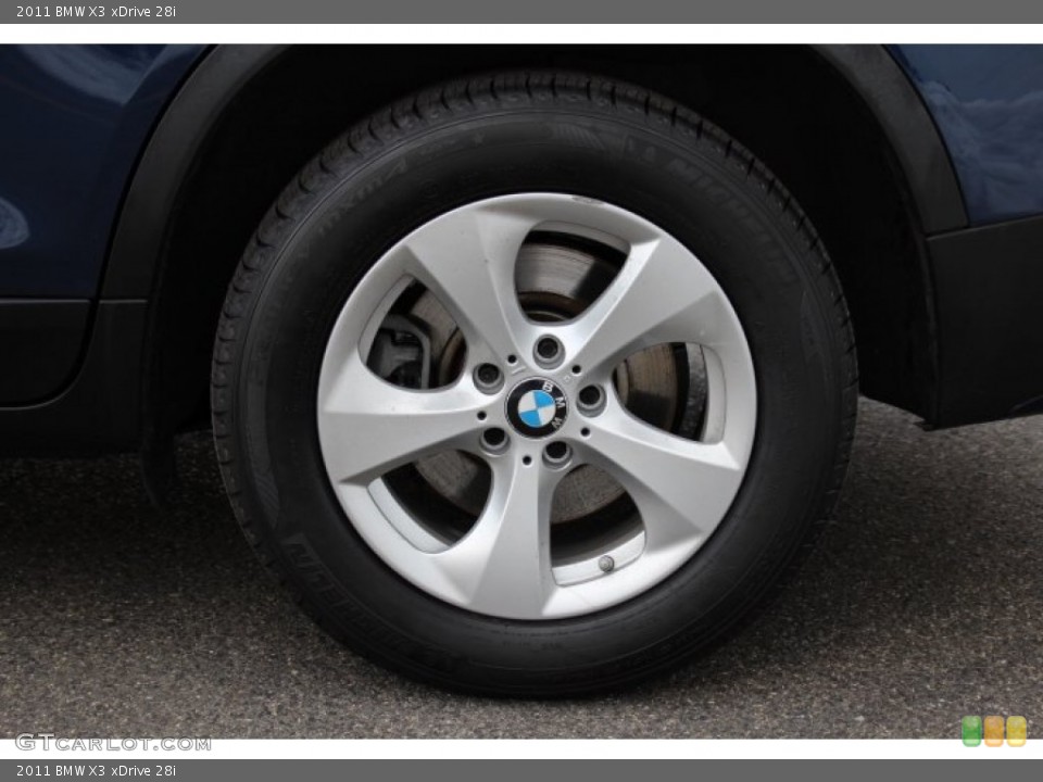 2011 BMW X3 xDrive 28i Wheel and Tire Photo #90864040