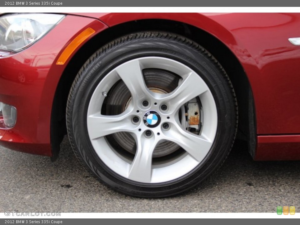 2012 BMW 3 Series 335i Coupe Wheel and Tire Photo #90864743