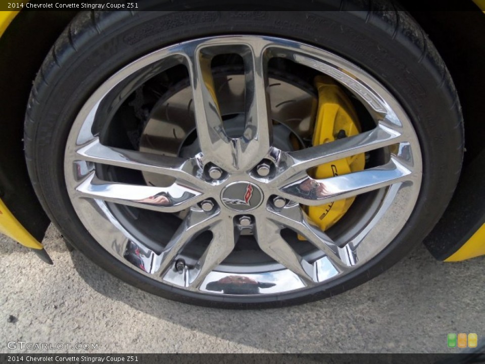 2014 Chevrolet Corvette Stingray Coupe Z51 Wheel and Tire Photo #90866909