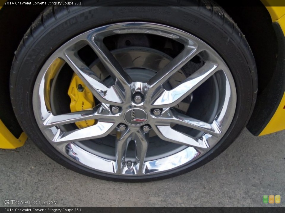 2014 Chevrolet Corvette Stingray Coupe Z51 Wheel and Tire Photo #90866924