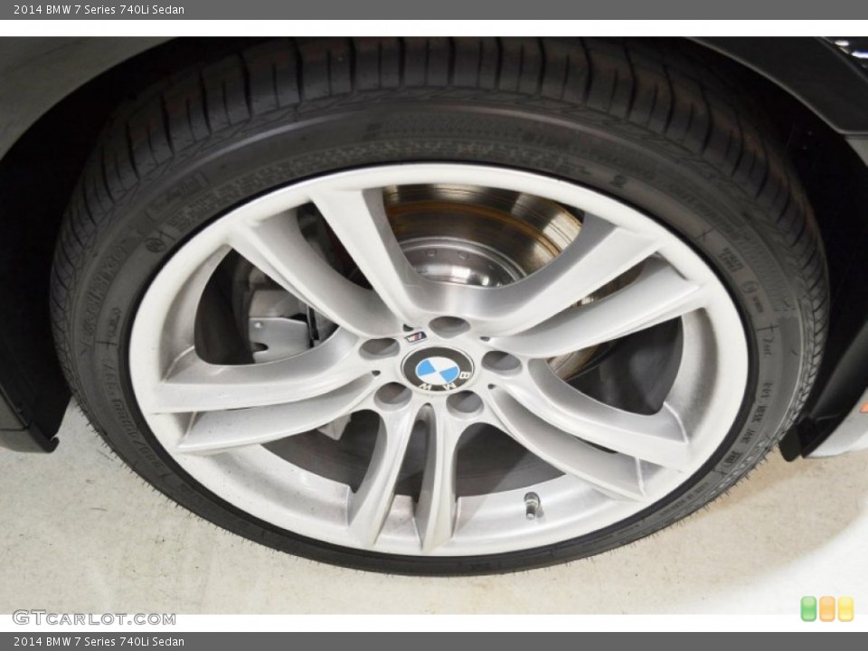2014 BMW 7 Series 740Li Sedan Wheel and Tire Photo #90879461