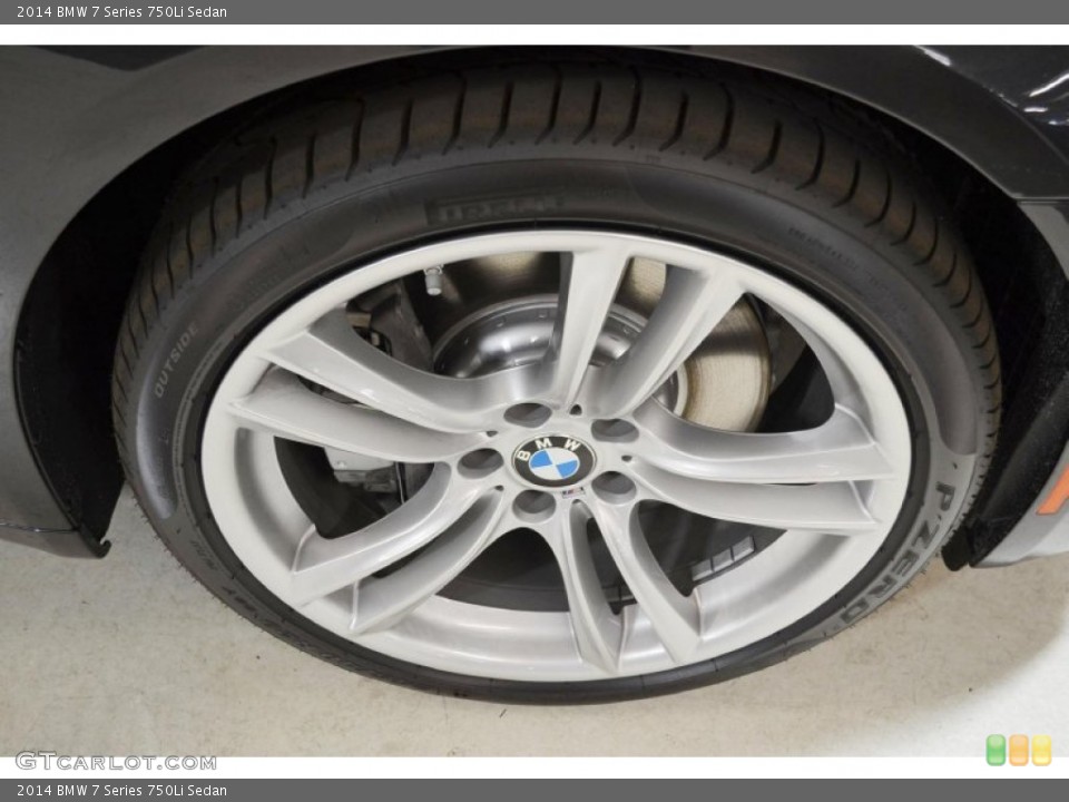 2014 BMW 7 Series 750Li Sedan Wheel and Tire Photo #90879549