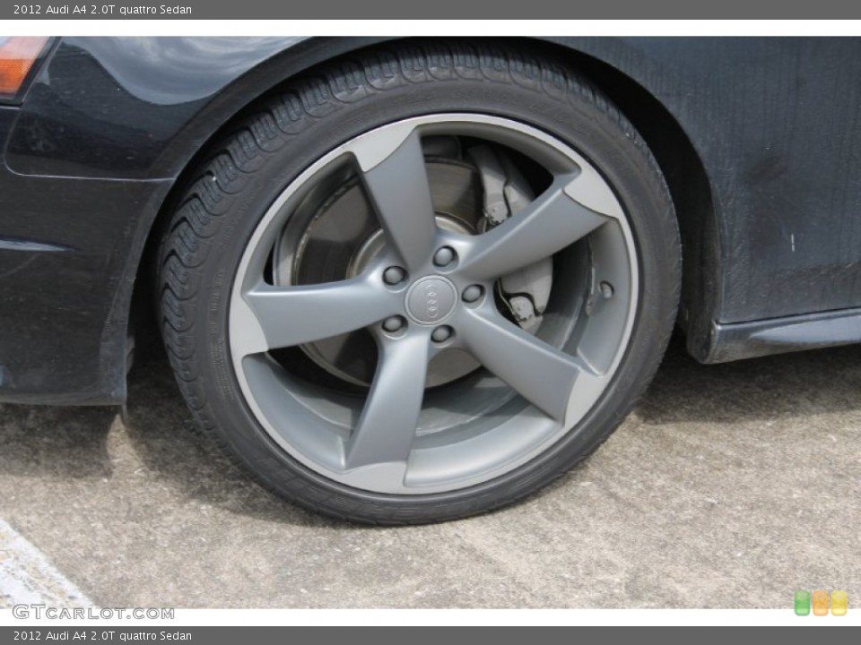 2012 Audi A4 2.0T quattro Sedan Wheel and Tire Photo #90882451