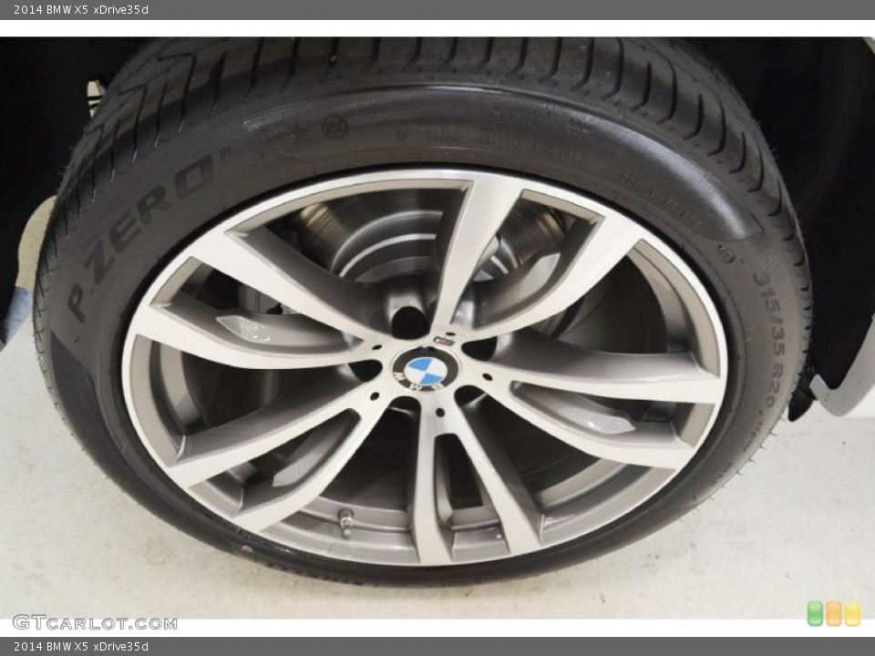 2014 BMW X5 xDrive35d Wheel and Tire Photo #90882745