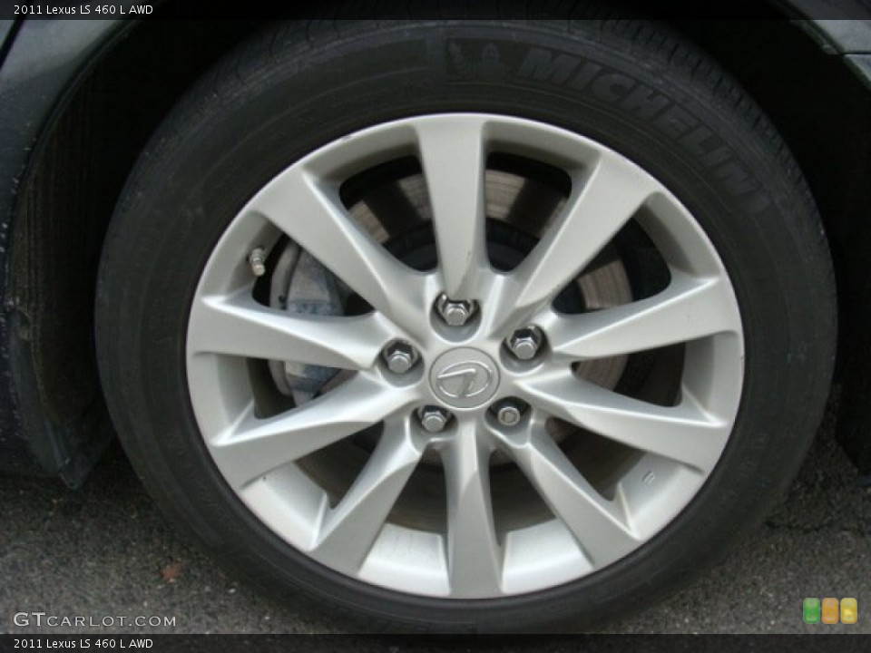 2011 Lexus LS 460 L AWD Wheel and Tire Photo #90901078
