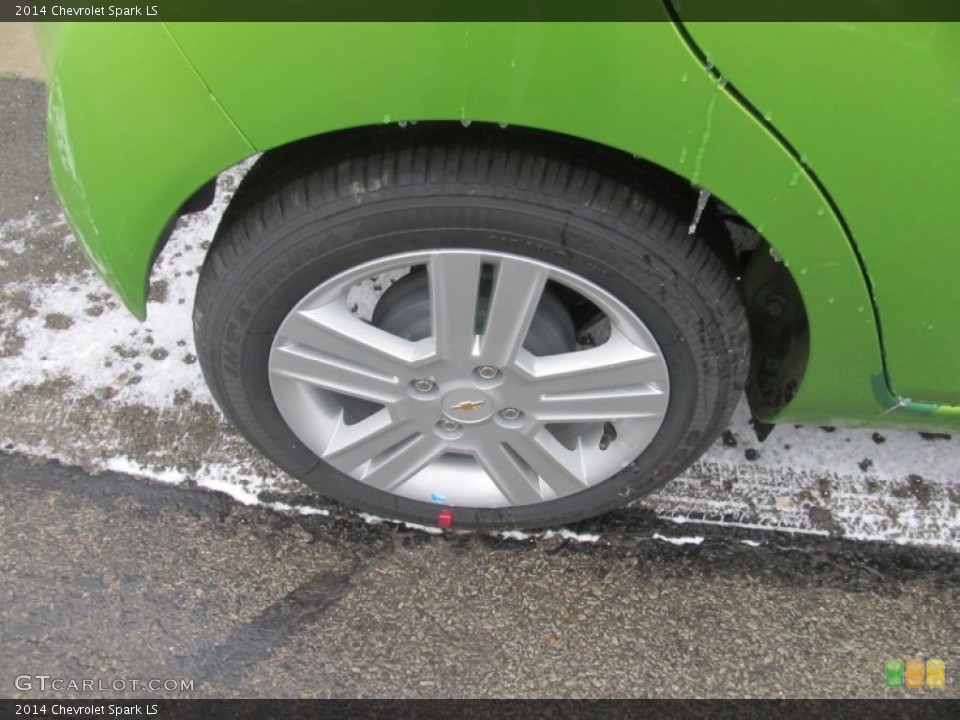 2014 Chevrolet Spark LS Wheel and Tire Photo #90912218