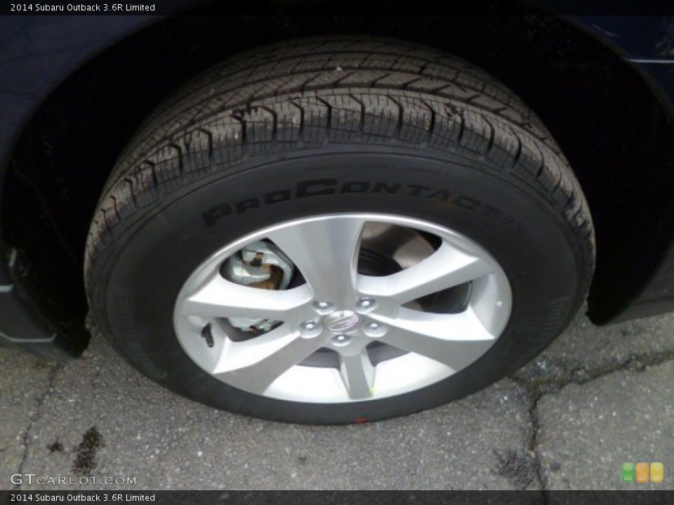 2014 Subaru Outback 3.6R Limited Wheel and Tire Photo #90917197