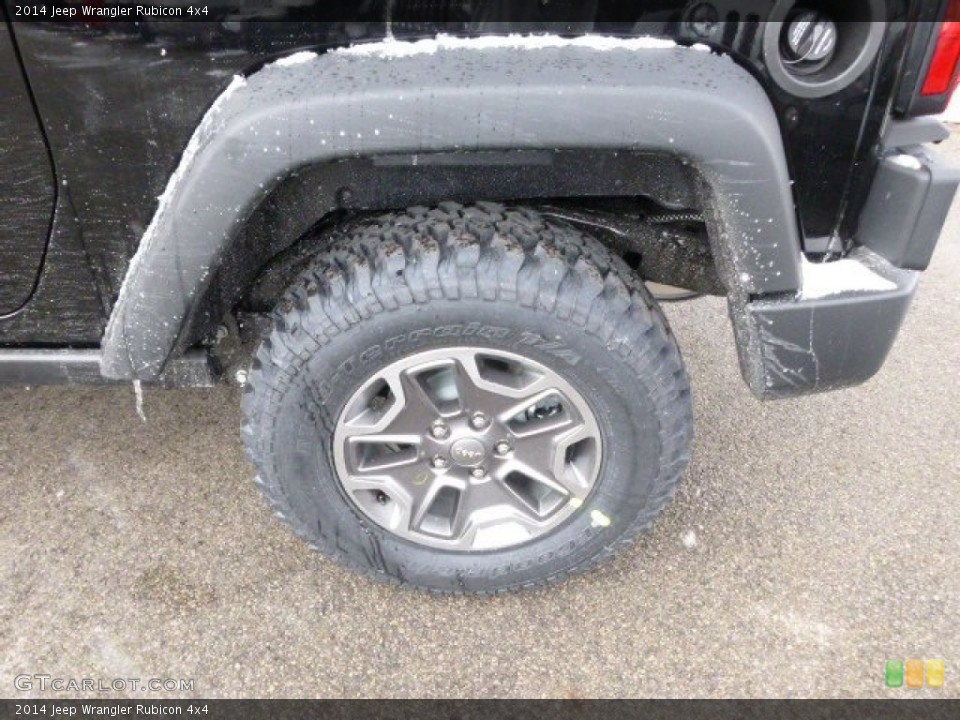 2014 Jeep Wrangler Rubicon 4x4 Wheel and Tire Photo #90920851