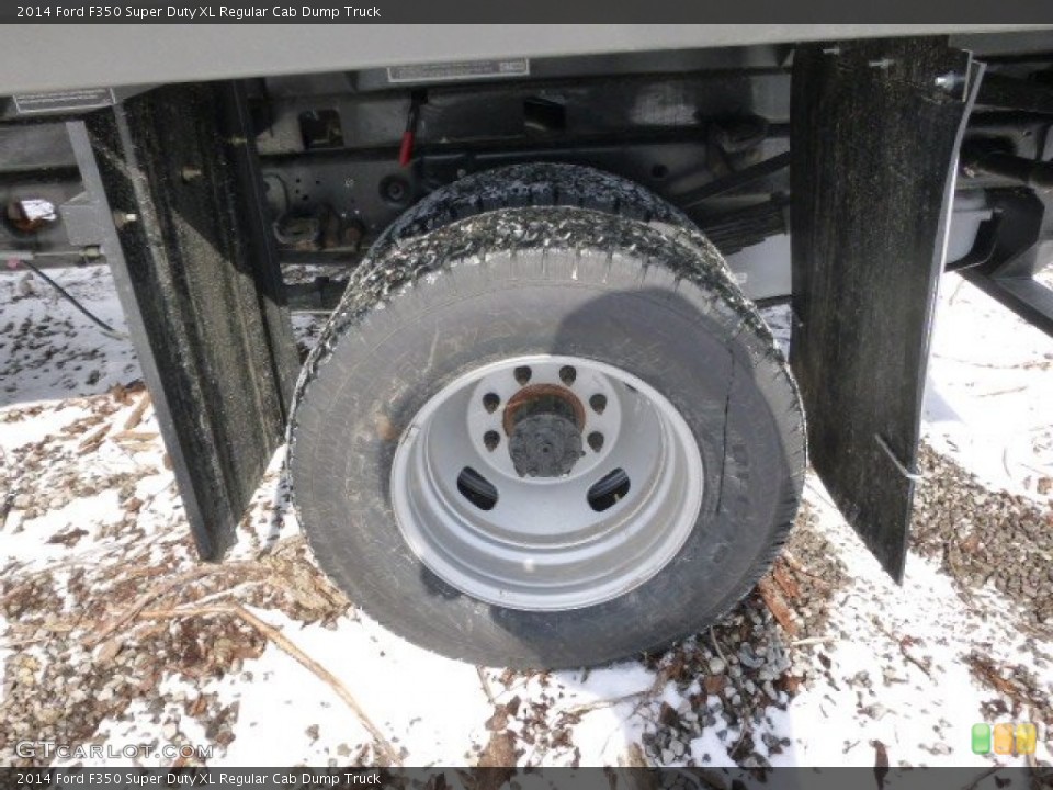 2014 Ford F350 Super Duty XL Regular Cab Dump Truck Wheel and Tire Photo #90931790