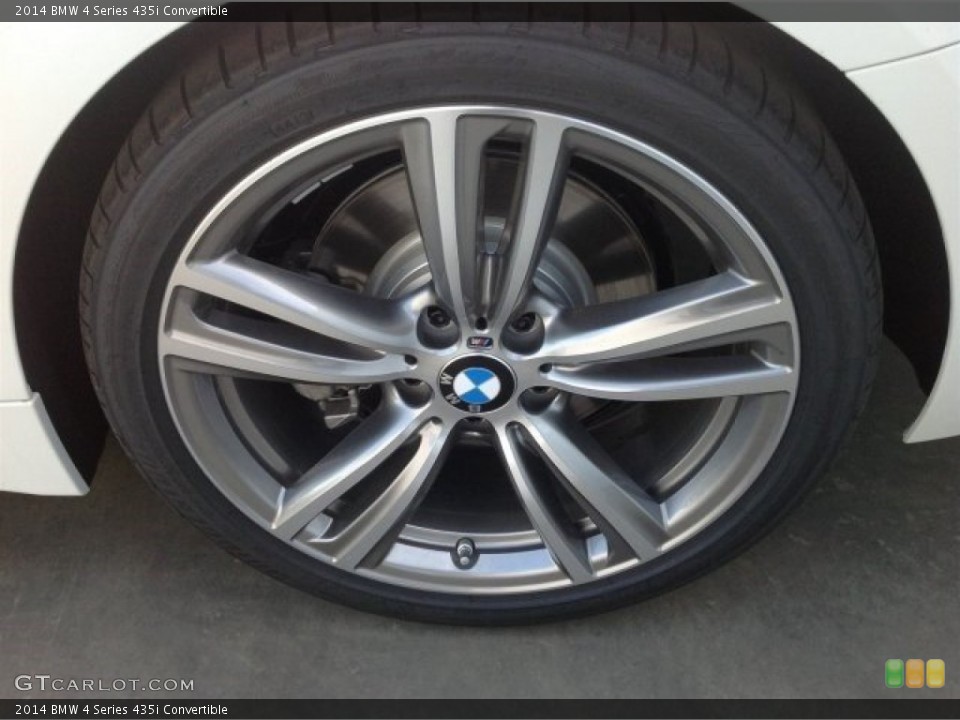 2014 BMW 4 Series 435i Convertible Wheel and Tire Photo #90948094