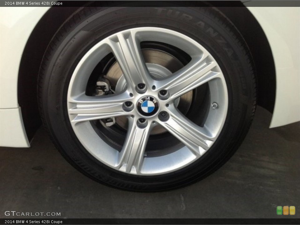 2014 BMW 4 Series 428i Coupe Wheel and Tire Photo #90948266