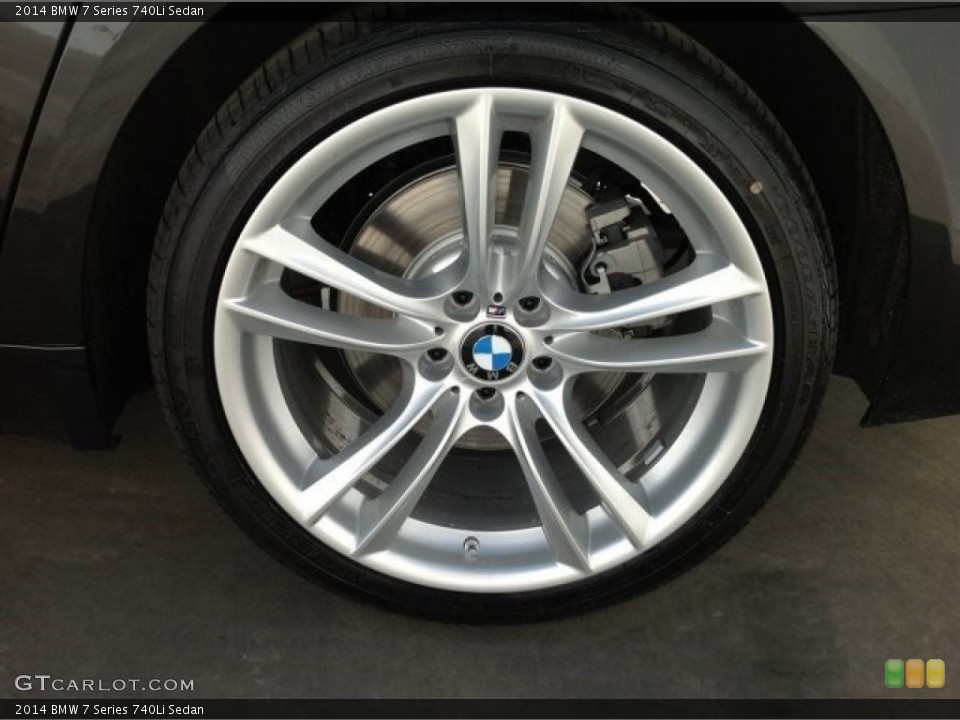 2014 BMW 7 Series 740Li Sedan Wheel and Tire Photo #90949757