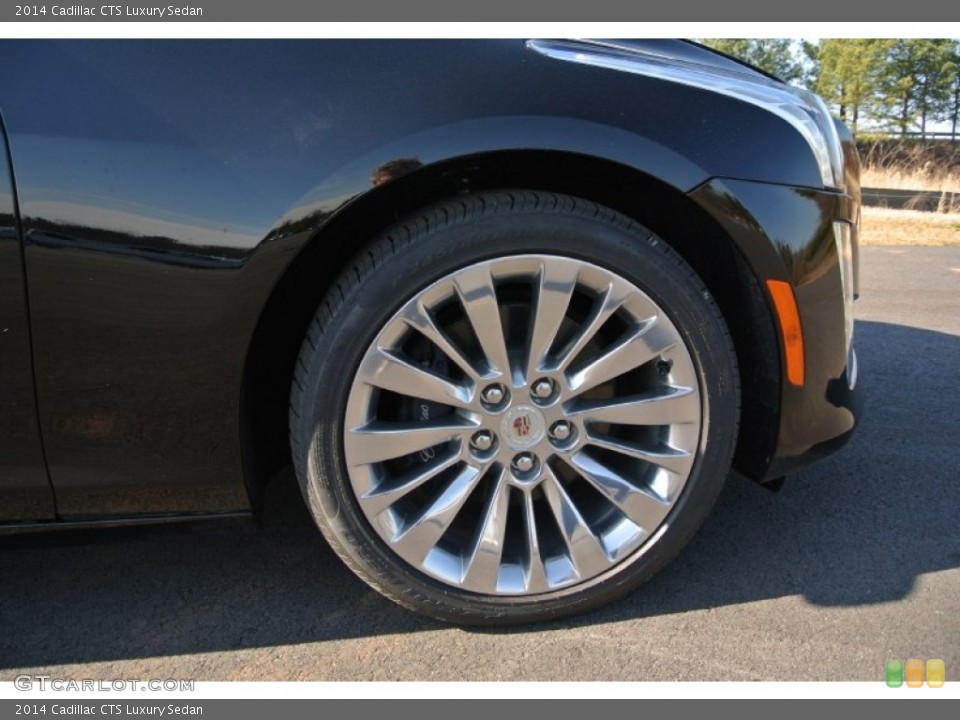 2014 Cadillac CTS Luxury Sedan Wheel and Tire Photo #90954683