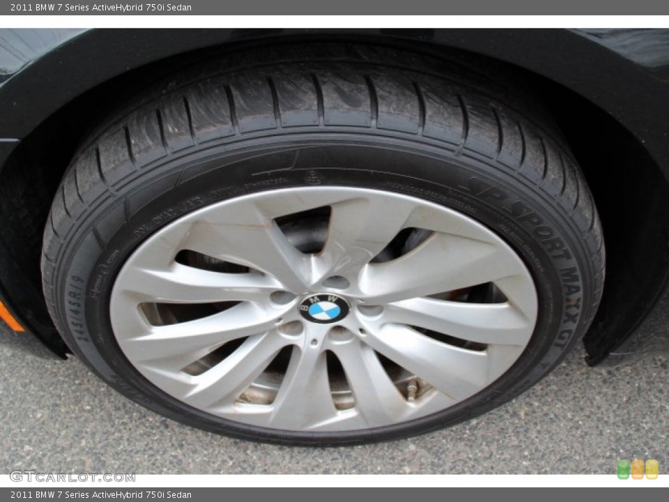2011 BMW 7 Series ActiveHybrid 750i Sedan Wheel and Tire Photo #90969547