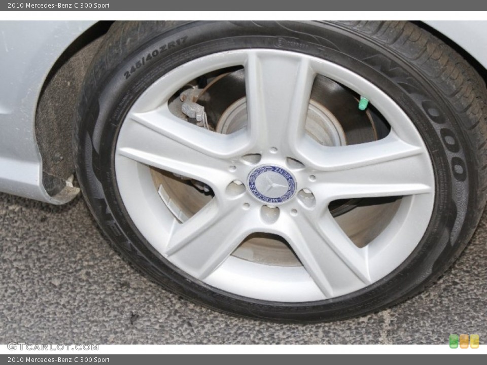 2010 Mercedes-Benz C 300 Sport Wheel and Tire Photo #90973033