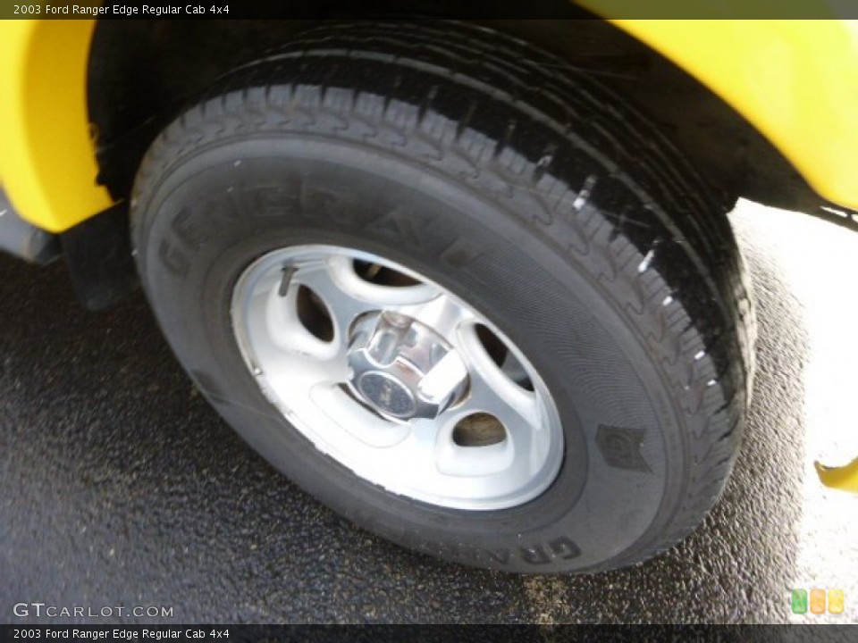 2003 Ford Ranger Edge Regular Cab 4x4 Wheel and Tire Photo #90978736