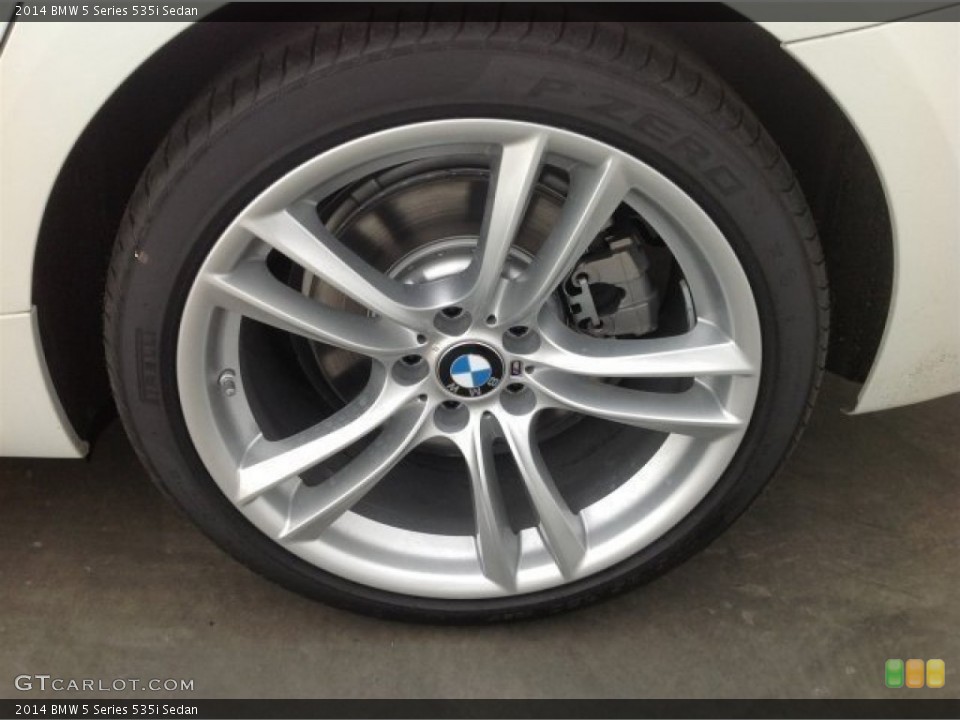 2014 BMW 5 Series 535i Sedan Wheel and Tire Photo #90985935