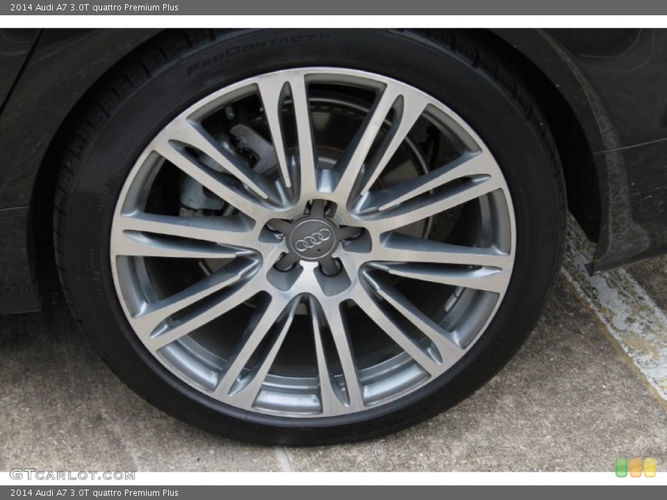 2014 Audi A7 3.0T quattro Premium Plus Wheel and Tire Photo #91000674