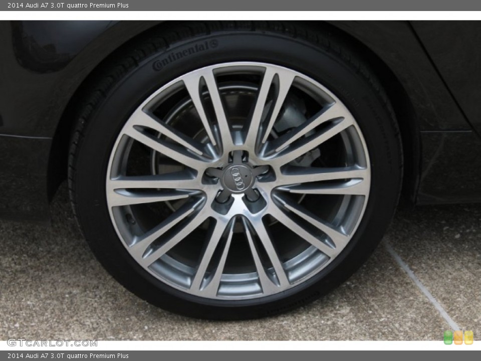 2014 Audi A7 3.0T quattro Premium Plus Wheel and Tire Photo #91000686
