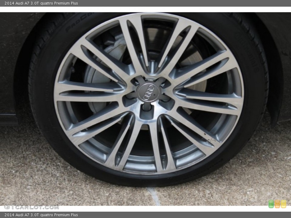 2014 Audi A7 3.0T quattro Premium Plus Wheel and Tire Photo #91000692