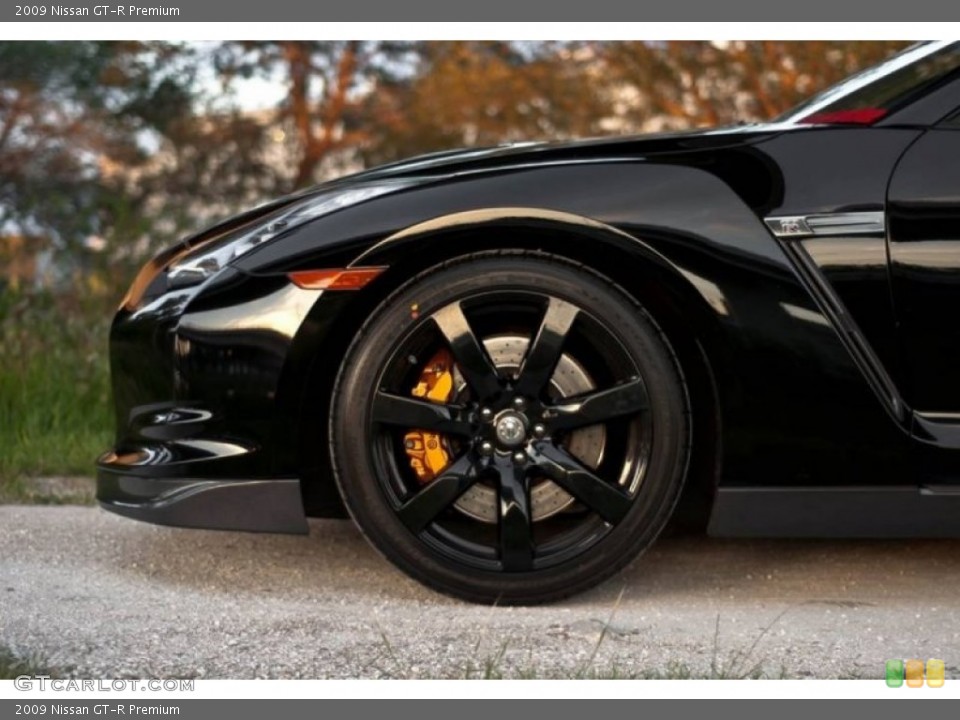 2009 Nissan GT-R Premium Wheel and Tire Photo #91008260