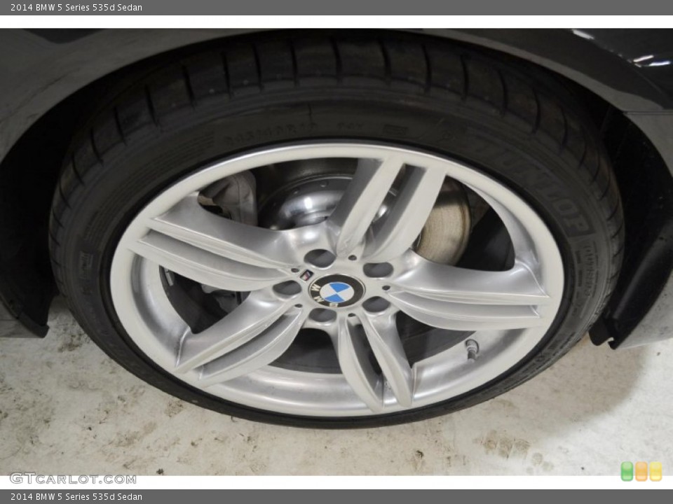2014 BMW 5 Series 535d Sedan Wheel and Tire Photo #91034048