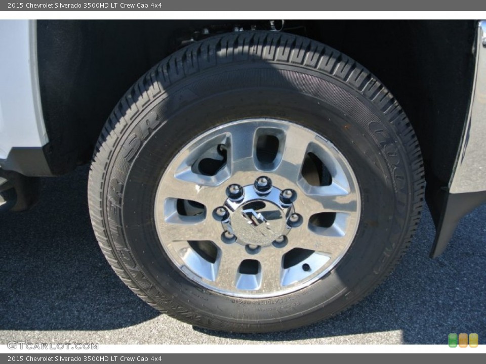2015 Chevrolet Silverado 3500HD LT Crew Cab 4x4 Wheel and Tire Photo #91043222