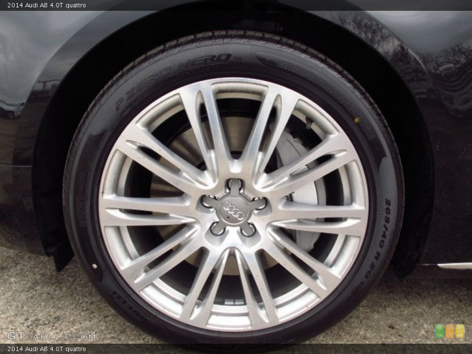 2014 Audi A8 4.0T quattro Wheel and Tire Photo #91051407