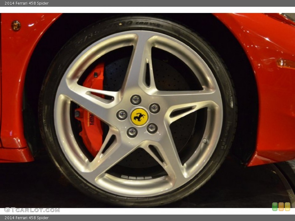 2014 Ferrari 458 Spider Wheel and Tire Photo #91051572