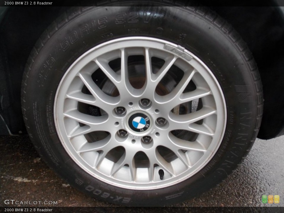 2000 BMW Z3 2.8 Roadster Wheel and Tire Photo #91056141
