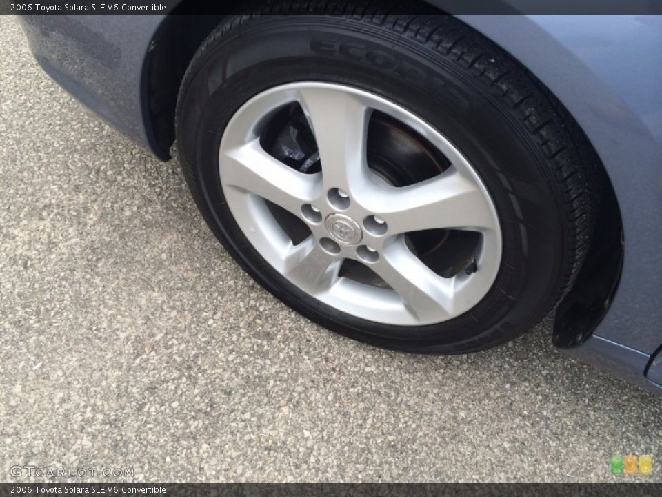 2006 Toyota Solara SLE V6 Convertible Wheel and Tire Photo #91061356