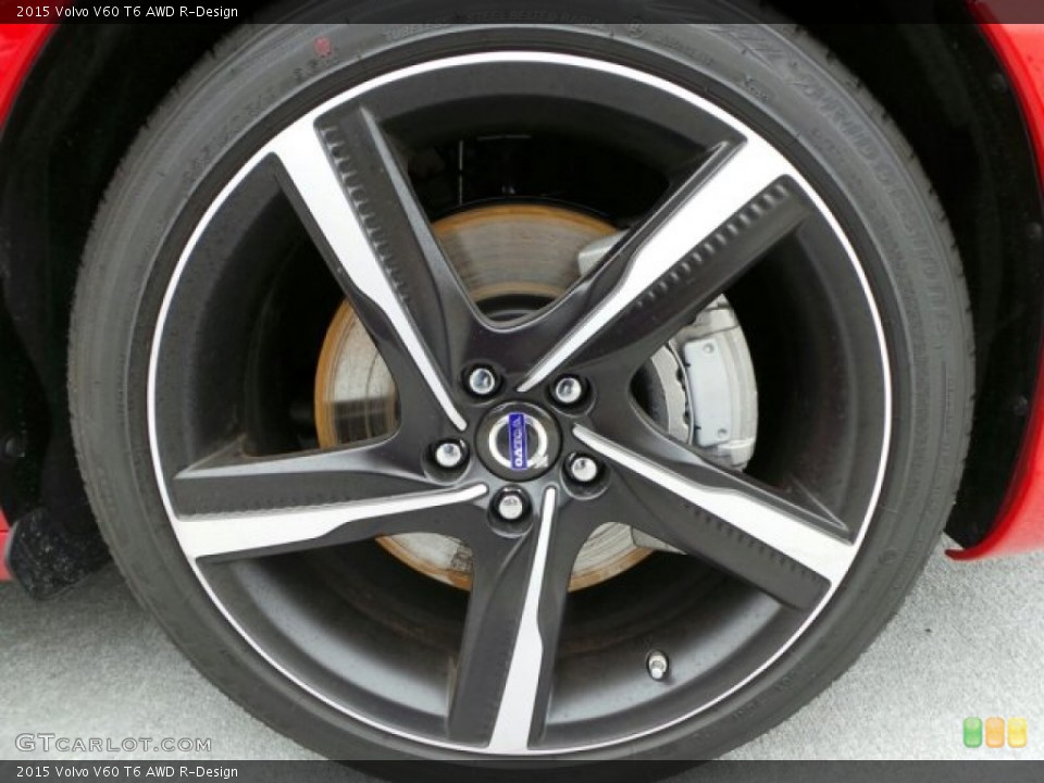 2015 Volvo V60 T6 AWD R-Design Wheel and Tire Photo #91064640