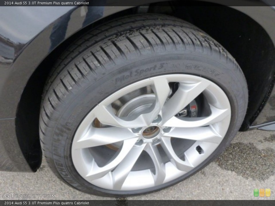 2014 Audi S5 3.0T Premium Plus quattro Cabriolet Wheel and Tire Photo #91077557