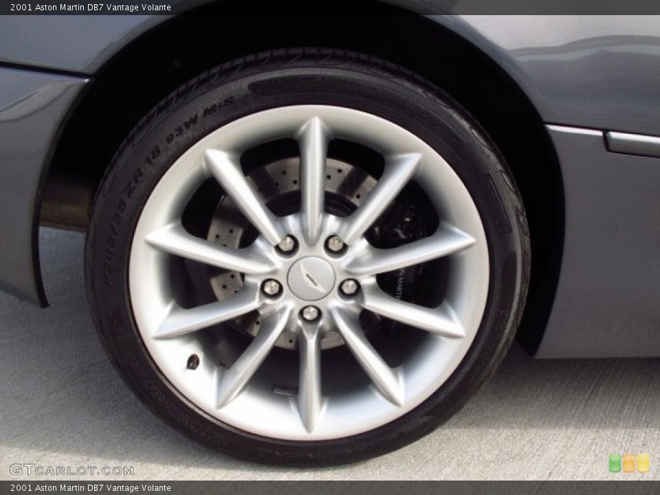 2001 Aston Martin DB7 Vantage Volante Wheel and Tire Photo #91082296