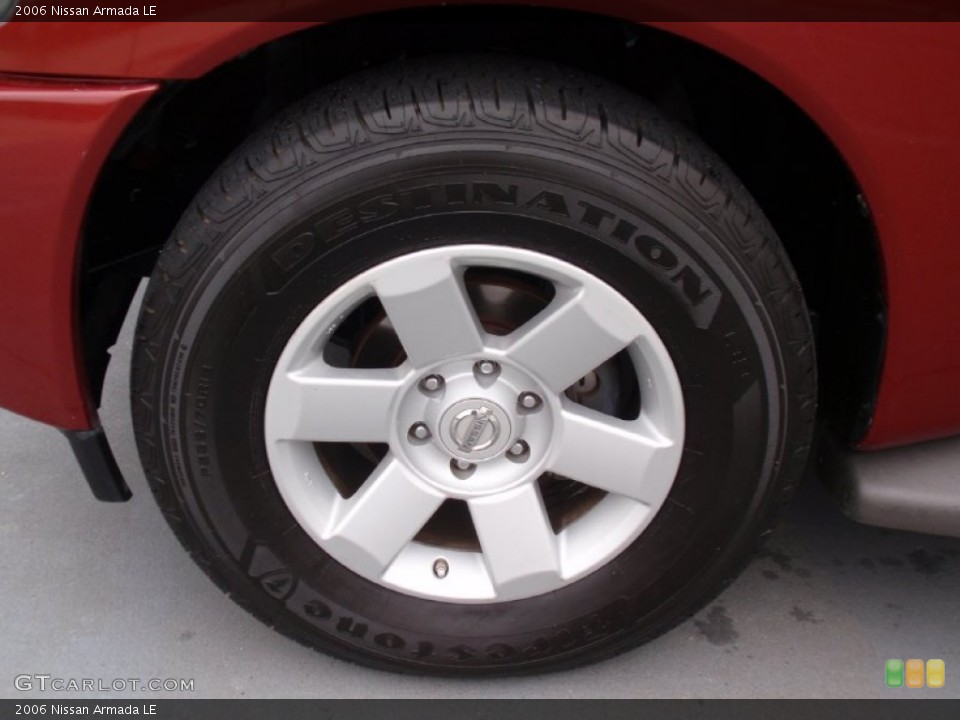 2006 Nissan Armada LE Wheel and Tire Photo #91087246