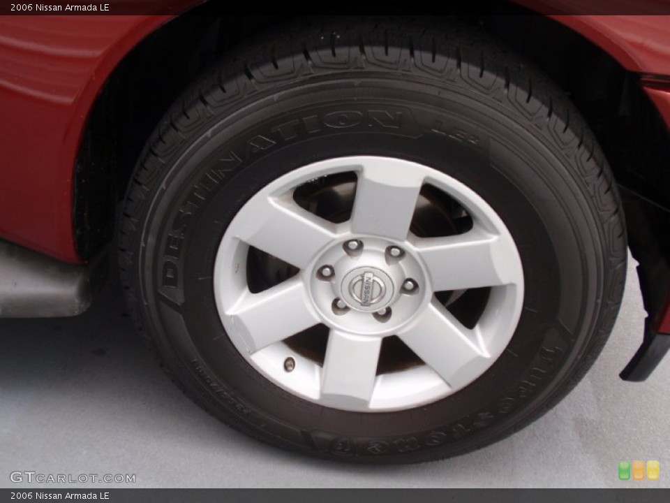 2006 Nissan Armada LE Wheel and Tire Photo #91087300