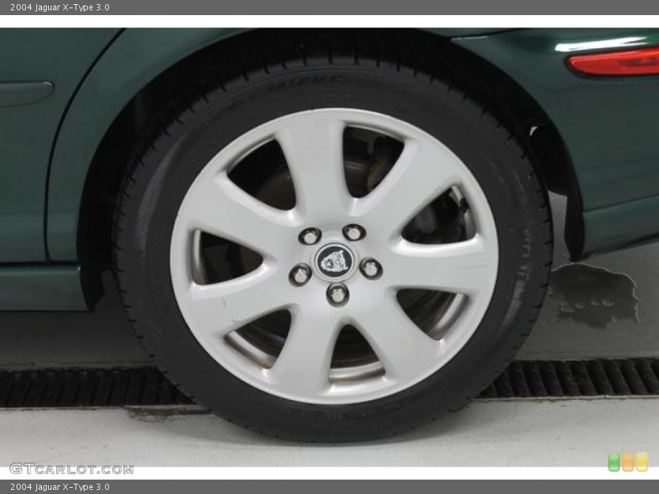 2004 Jaguar X-Type 3.0 Wheel and Tire Photo #91088527