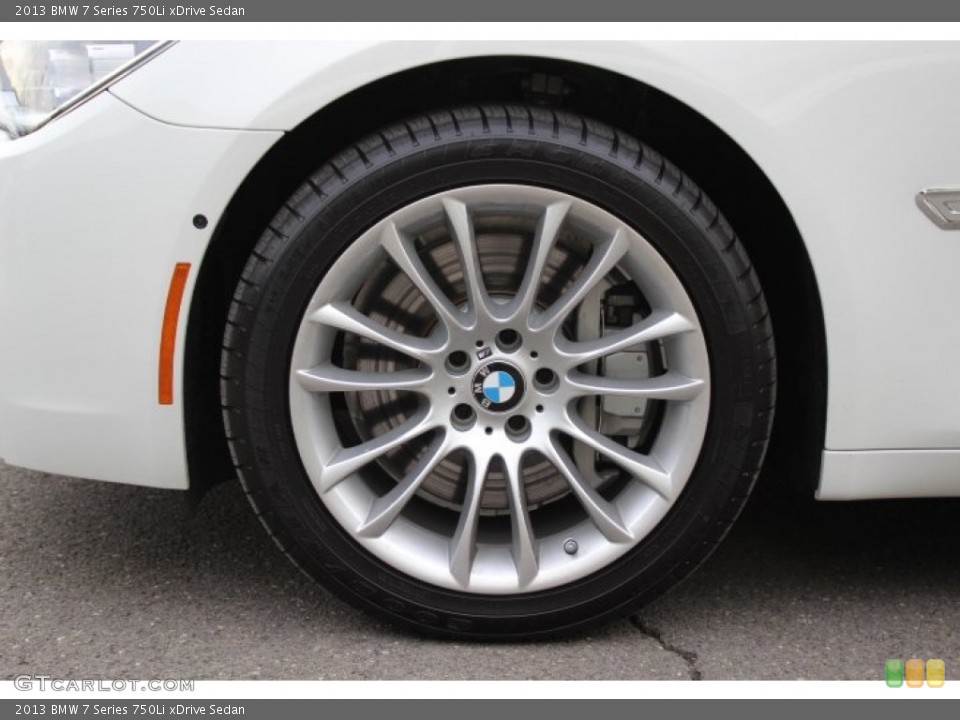 2013 BMW 7 Series 750Li xDrive Sedan Wheel and Tire Photo #91100717