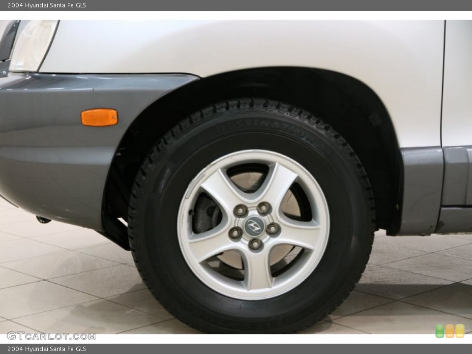 2004 Hyundai Santa Fe GLS Wheel and Tire Photo #91101657