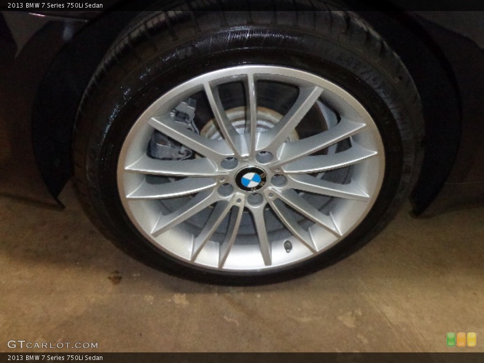 2013 BMW 7 Series 750Li Sedan Wheel and Tire Photo #91104211