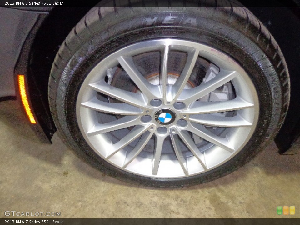 2013 BMW 7 Series 750Li Sedan Wheel and Tire Photo #91104317