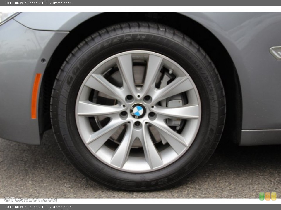 2013 BMW 7 Series 740Li xDrive Sedan Wheel and Tire Photo #91105052