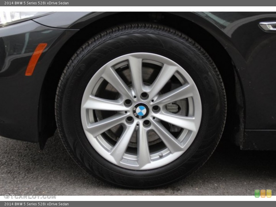 2014 BMW 5 Series 528i xDrive Sedan Wheel and Tire Photo #91105739