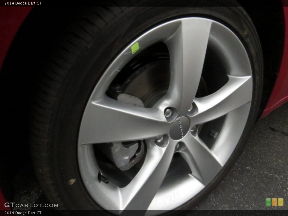 2014 Dodge Dart GT Wheel and Tire Photo #91110451