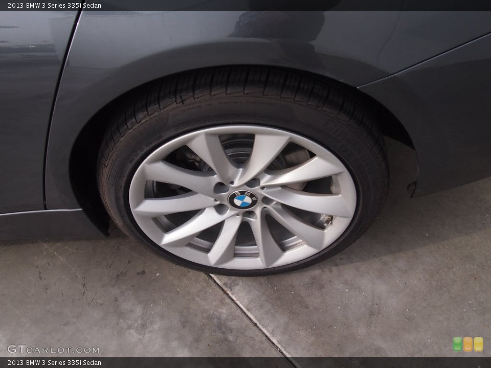 2013 BMW 3 Series 335i Sedan Wheel and Tire Photo #91112126