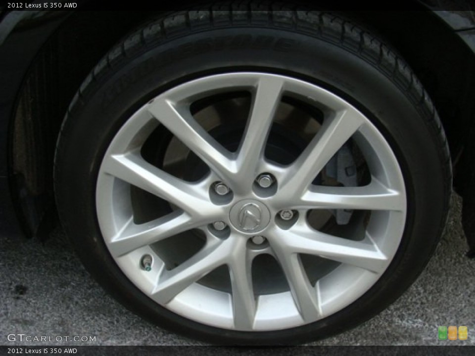 2012 Lexus IS 350 AWD Wheel and Tire Photo #91126127