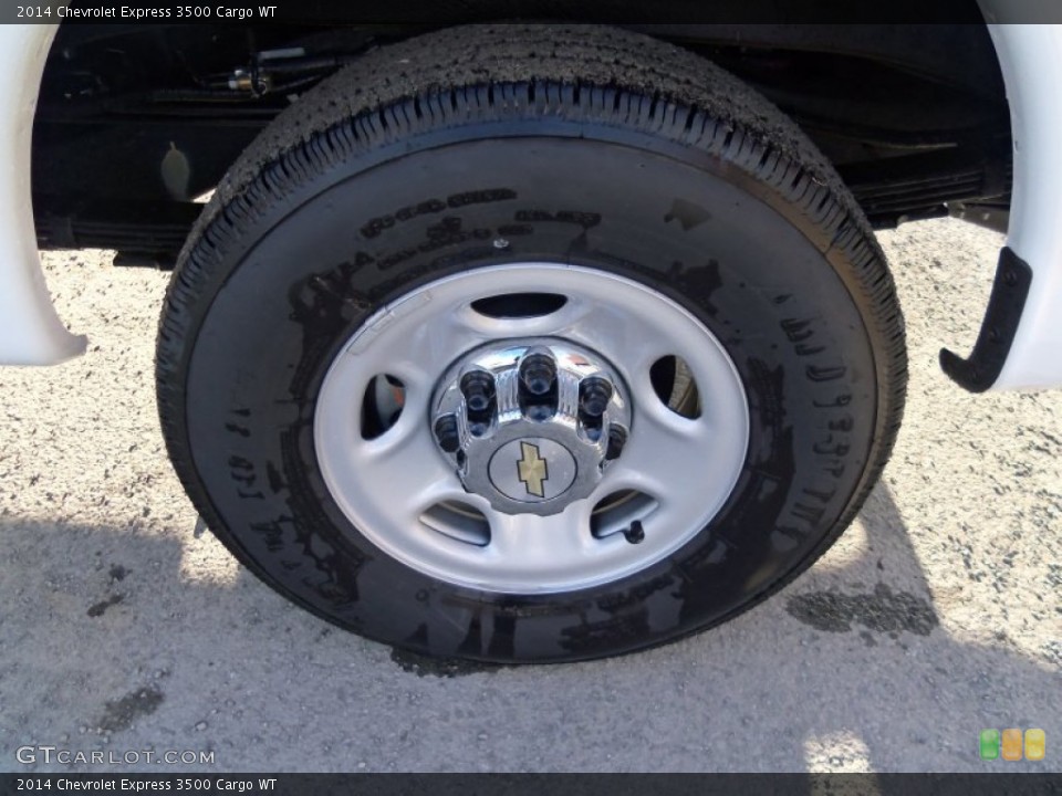 2014 Chevrolet Express 3500 Cargo WT Wheel and Tire Photo #91134822