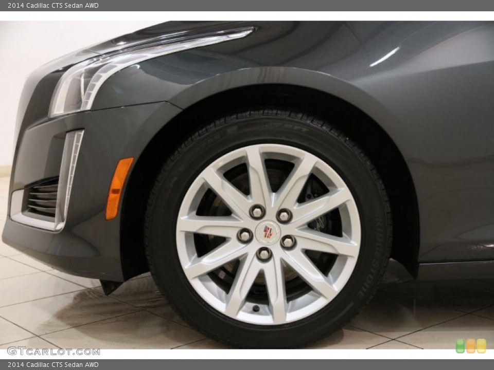 2014 Cadillac CTS Sedan AWD Wheel and Tire Photo #91138350