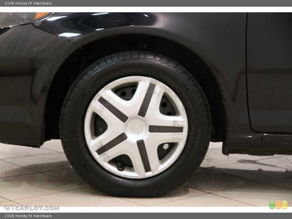 2008 Honda Fit Hatchback Wheel and Tire Photo #91155285